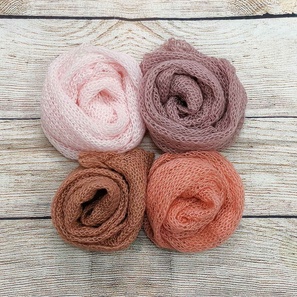 A Set Mohair 60X40CM Wrap