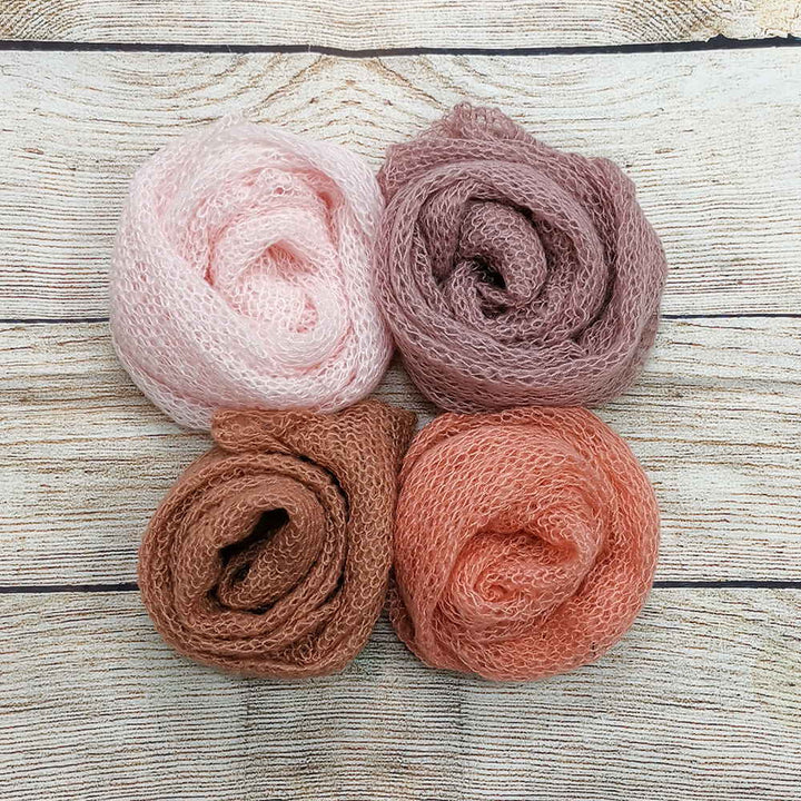 A Set Mohair 60X40CM Wrap
