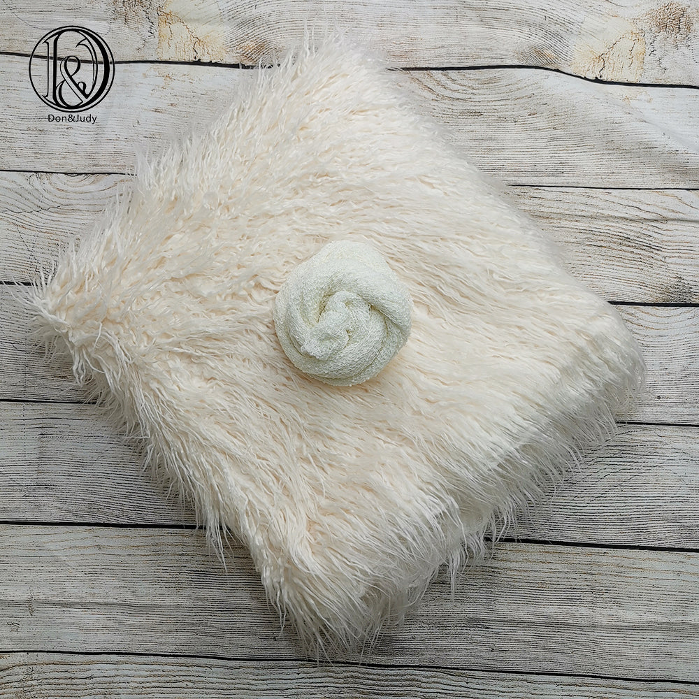 Soft Long Pile Mongolia Faux Fur Blanket set