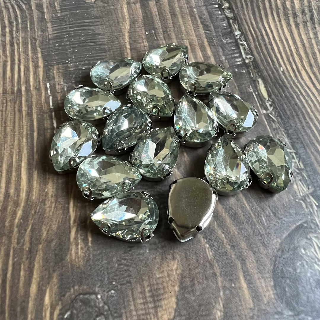 Waterdrop Shaped Embellishment Buttons