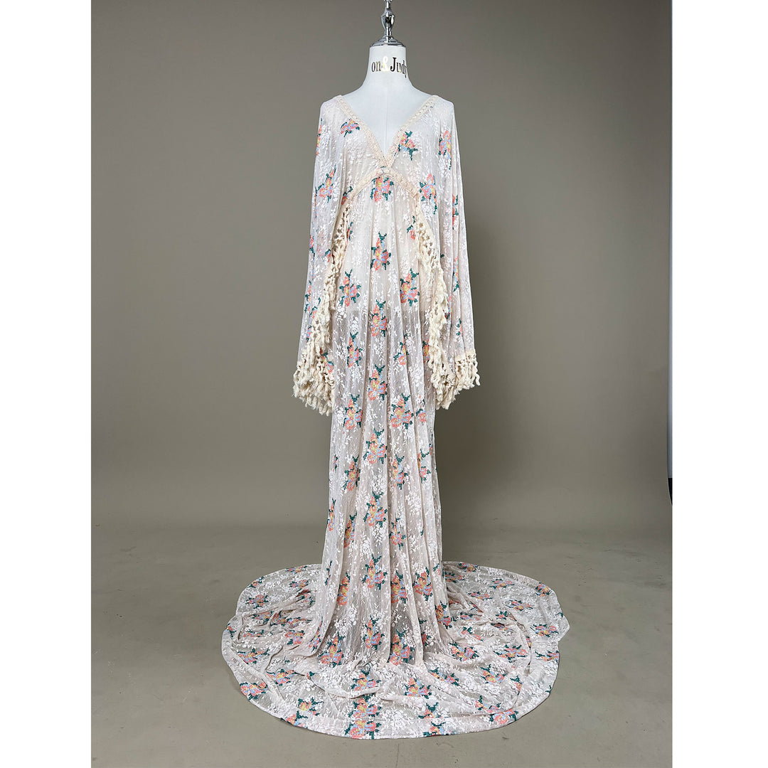 Heloise Floral Boho Gown