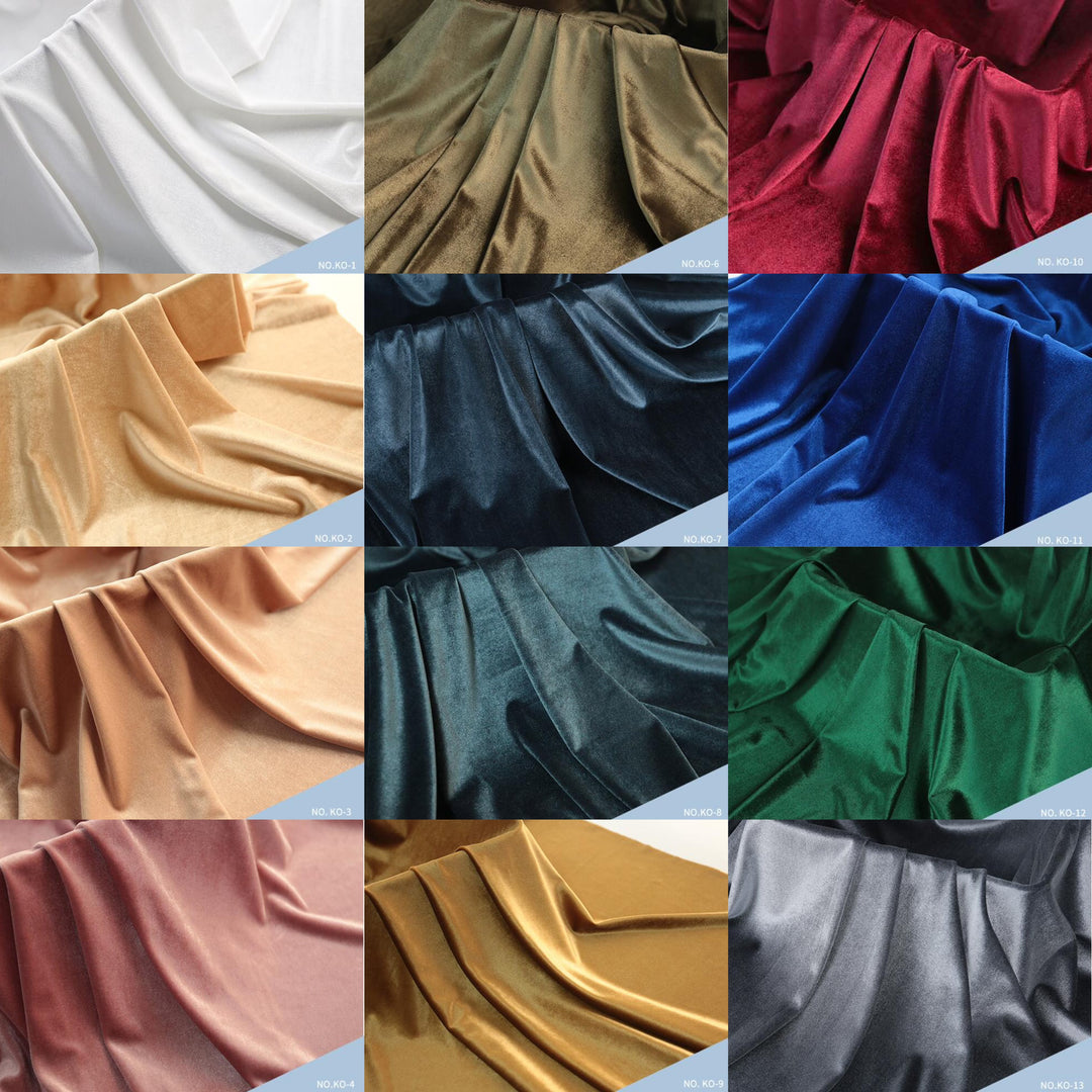 Vestido tipo túnica de terciopelo con abertura de Enid