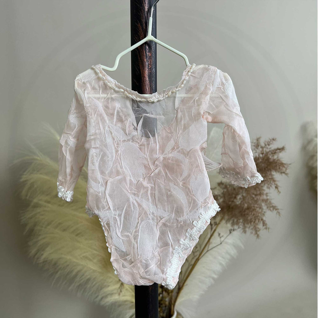 Vestido de recién nacida de tul con estrellas