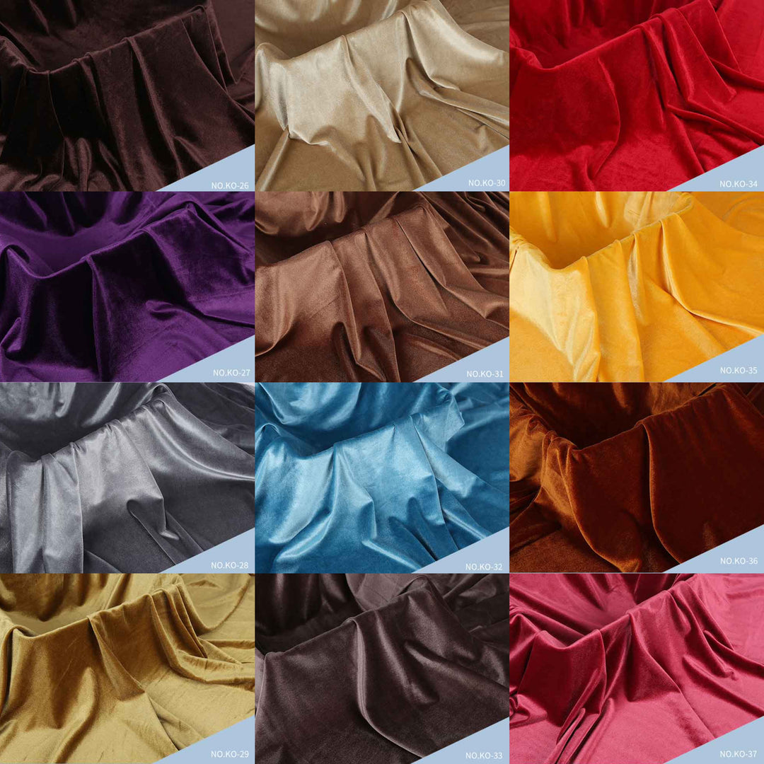 This is a 2-piece bedding set color-options reference image rather than a single product photo, so subject type is Color Swatch.