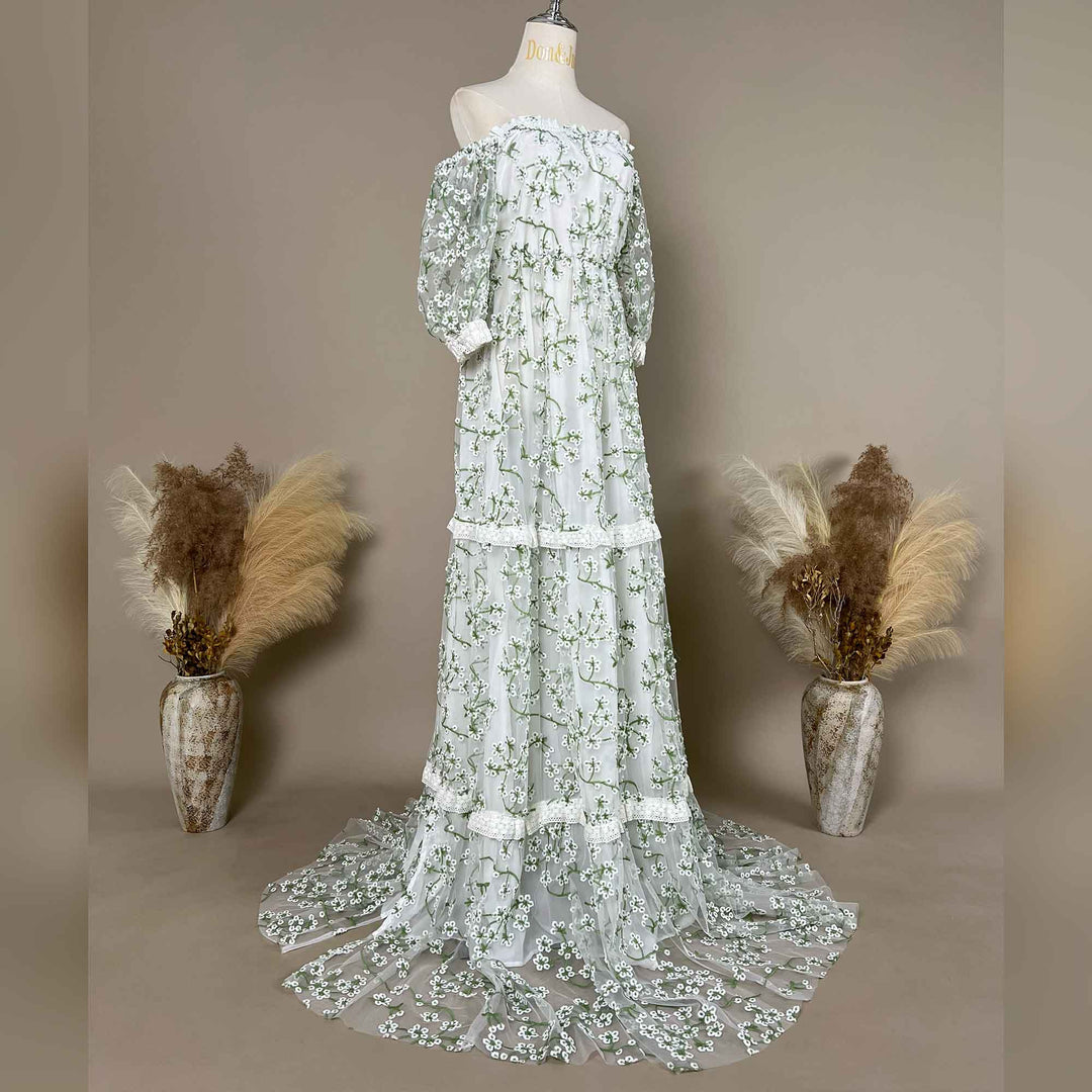 Mireille Gown - Don&Judy Newborn&Maternity photography props