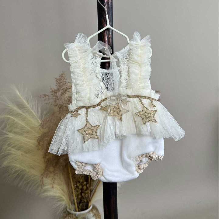 Tulle with Star Newborn Dress