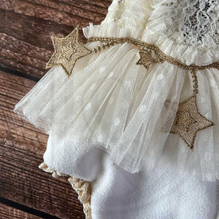 Tulle with Star Newborn Dress