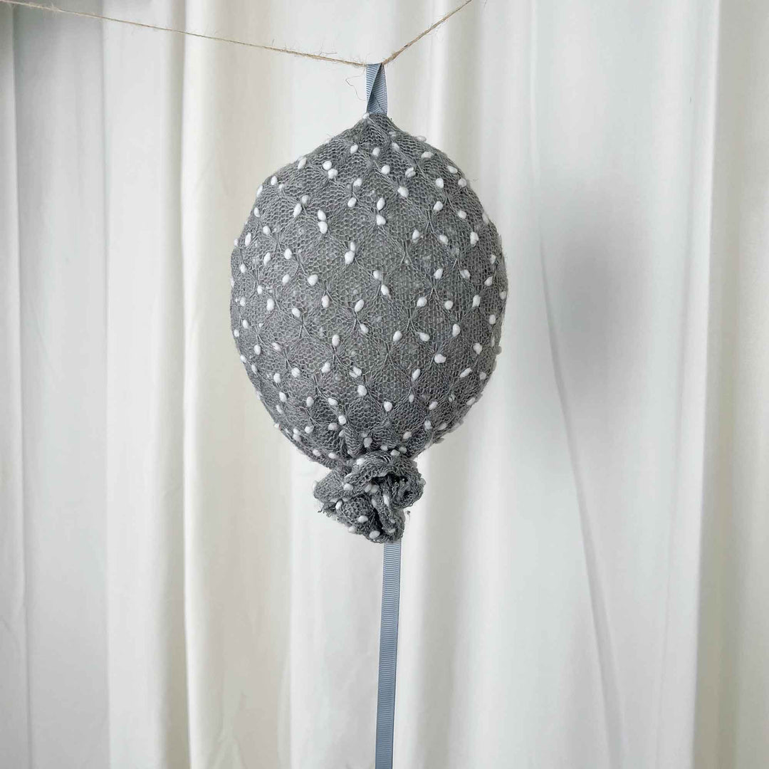 Polka Dot Fabric Balloon Decoration