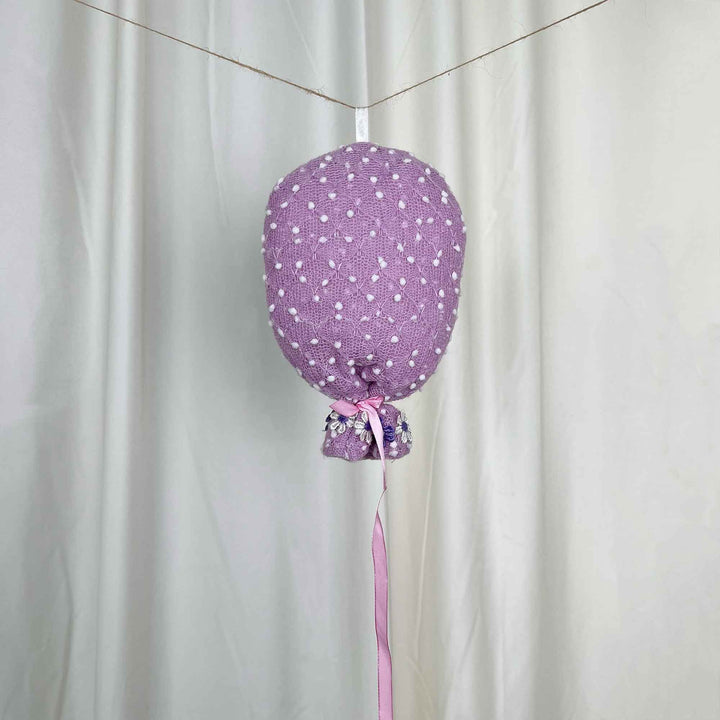 Polka Dot Fabric Balloon Decoration