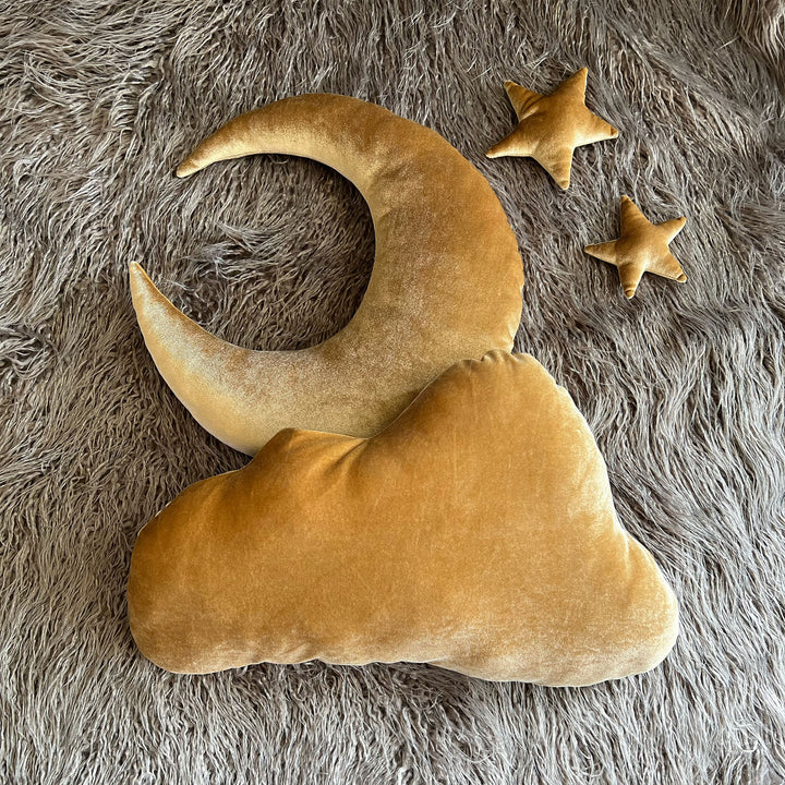 Newborn Cloud Moon and Star Set