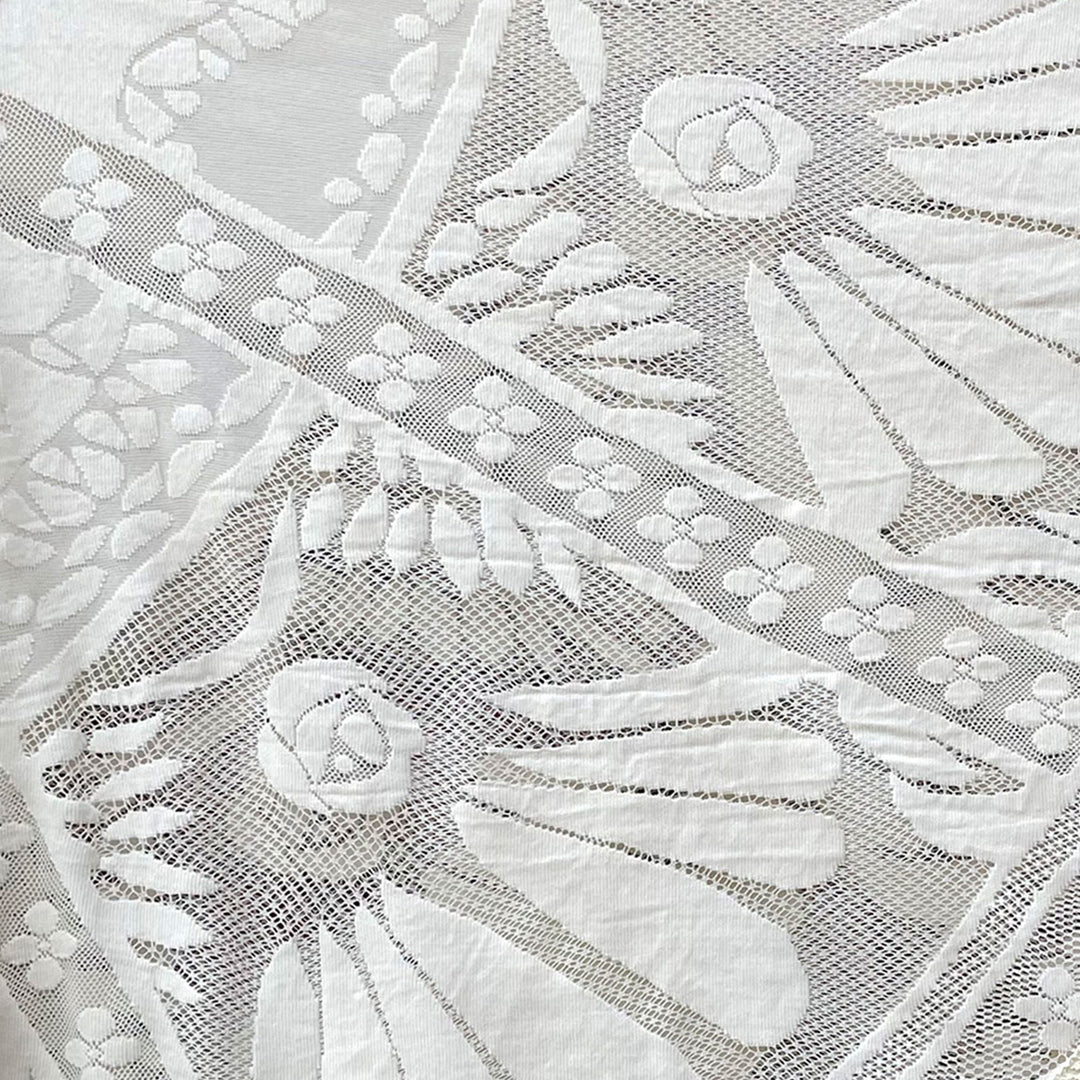 The variations of floral lace fabric:Beige