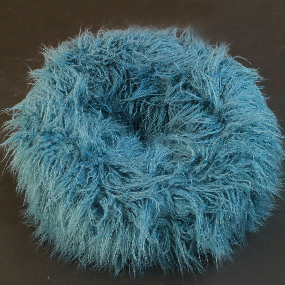 Newborn Faux Fur Donut Posing Prop