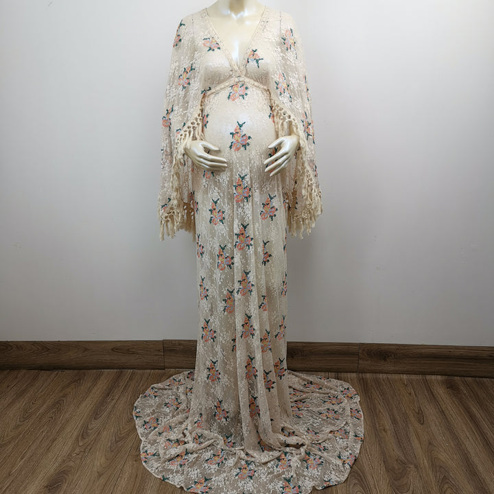 Heloise Floral Boho Gown