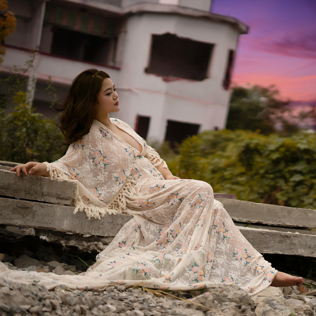 Heloise Floral Boho Gown