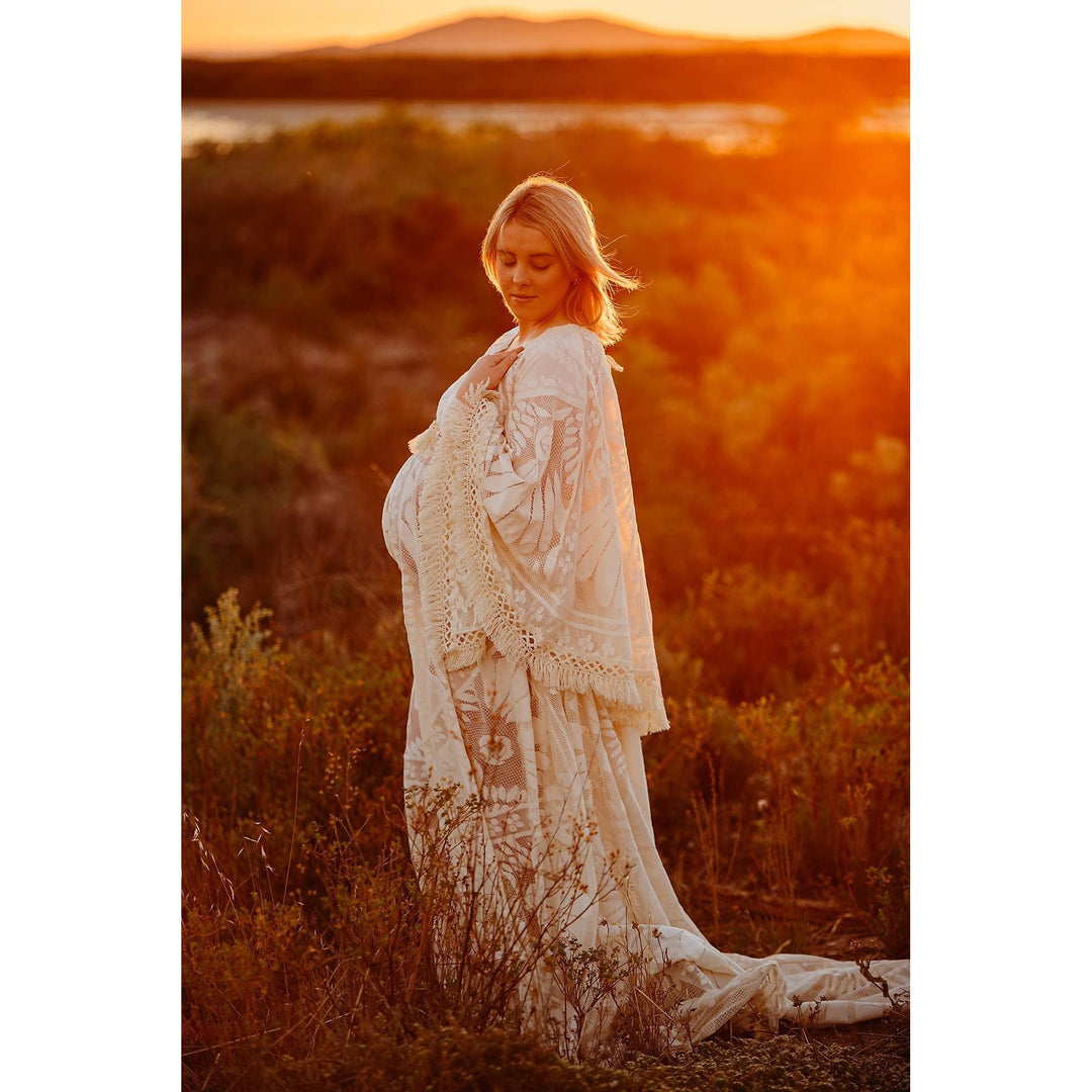 Beige Boho Lace Mommy Gown with Matched Little Gilrs 3-6years Old Dress Set Pregnancy Photography Dresses Bohemia Maxi Gown Photo Shoot Prop Don&Judy props Beige Boho Lace Mommy Gown with Matched Little Gilrs 3-6years Old Dress Set Pregnancy Photography Dresses Bohemia Maxi Gown Photo Shoot Prop Don&Judy props