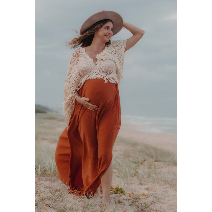 Hazel Boho Cotton Gown