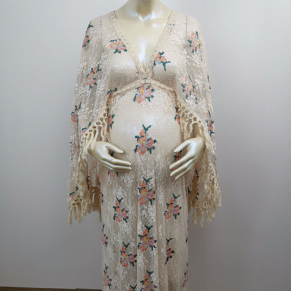 Heloise Floral Boho Gown