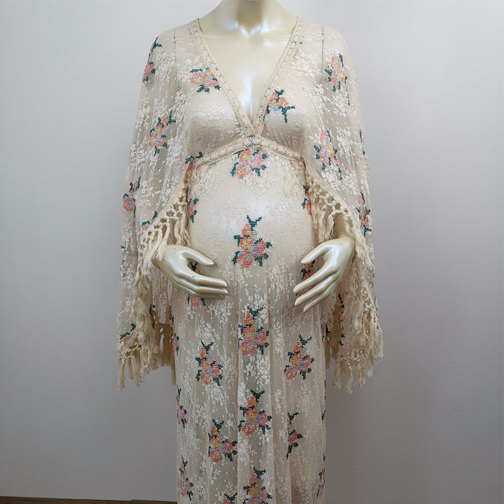 Heloise Floral Boho Gown