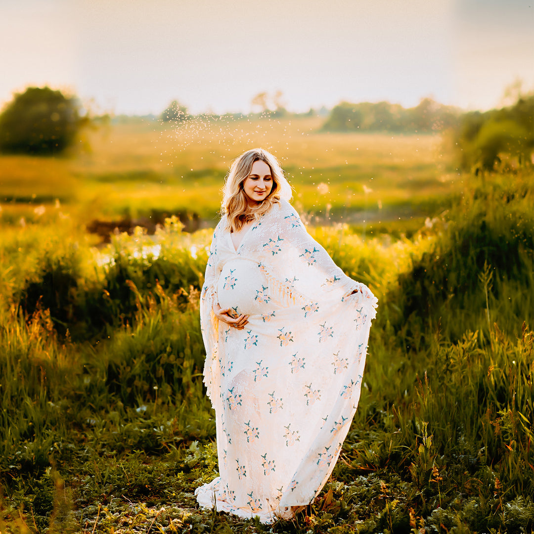 Heloise Floral Boho Gown
