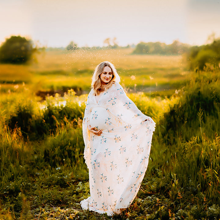 Heloise Floral Boho Gown