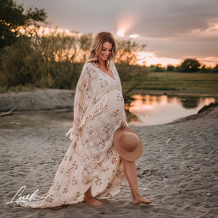 Heloise Floral Boho Gown