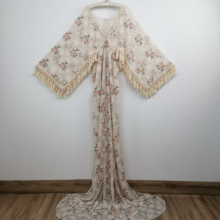 Heloise Floral Boho Gown