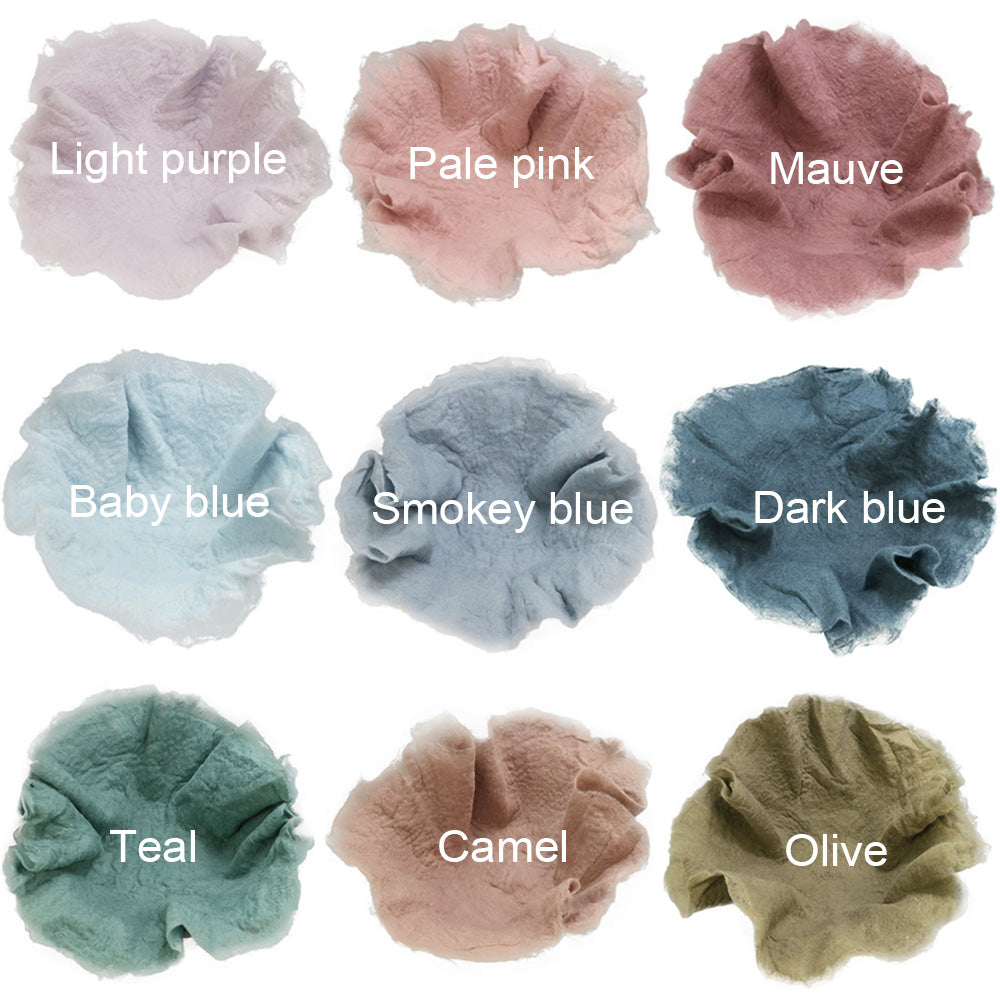 100% Wool Felted Layer Blanket