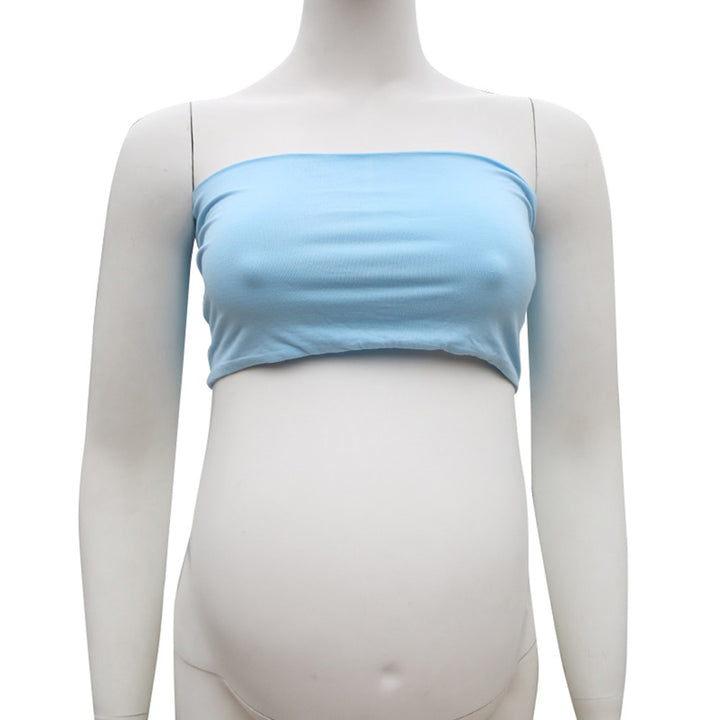 Clearance Stretchy Cotton Boob Tube Top Maternity Photo Dresses - Don&Judy Newborn&Maternity photography props