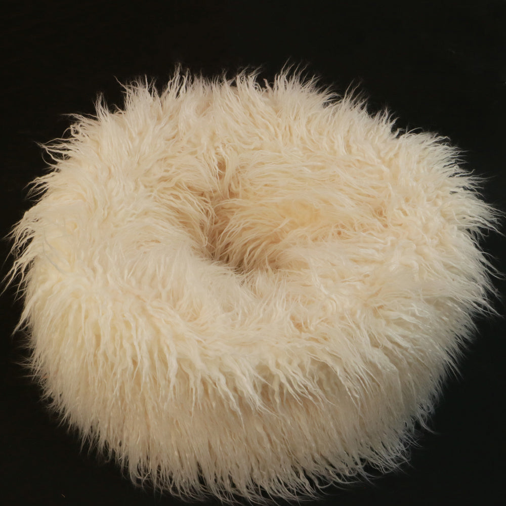 Newborn Faux Fur Wheel Newborn Donut Prop Newborn Posing Prop Circle Newborn Photo Props - Don&Judy Newborn&Maternity photography props