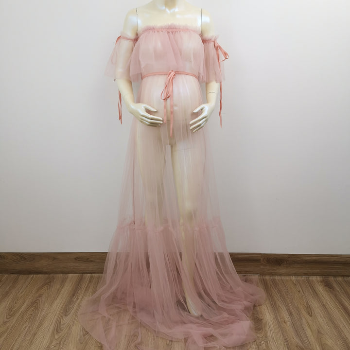Dora Boob Tube Tulle Gown