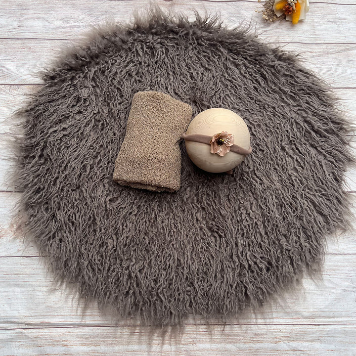 Camel Faux Fur Matched Set