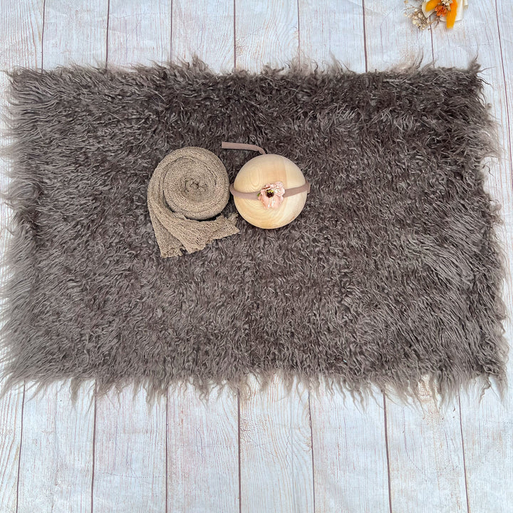 Camel Faux Fur Matched Set