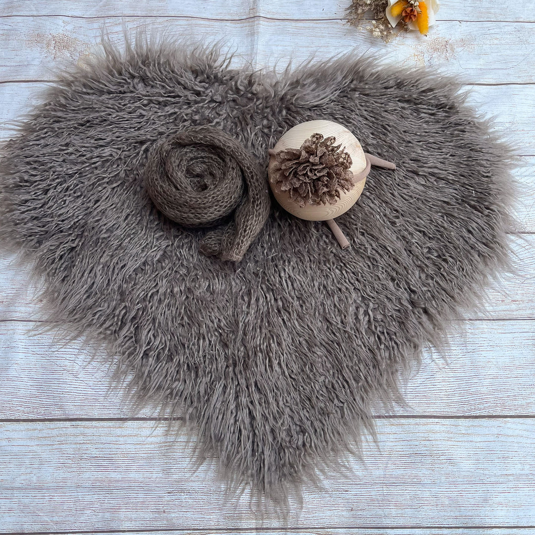 Camel Faux Fur Matched Set