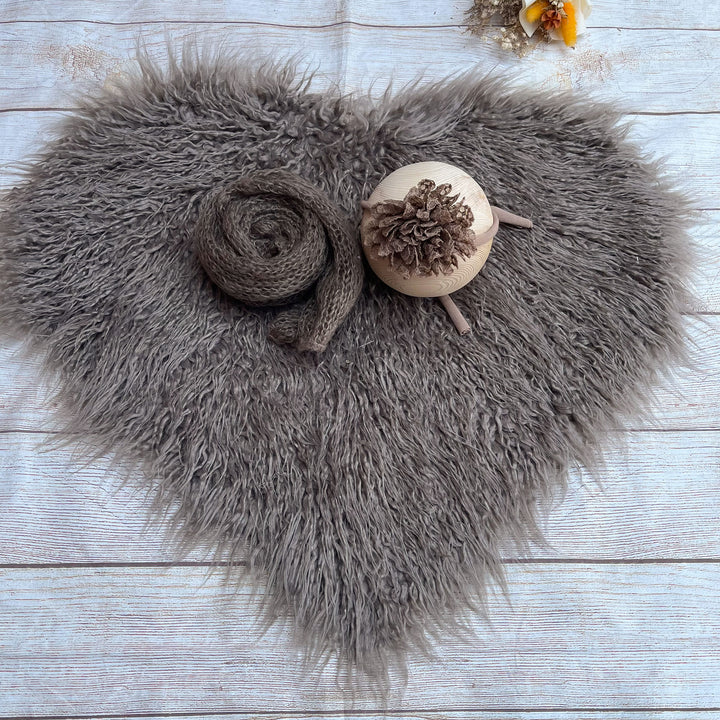 Camel Faux Fur Matched Set